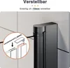 SONNI Noir Paroi de douche 90x90x195cm Porte pliante Porte Voir les images du produit 8