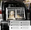 tectake® Hundetransportbox doppel mit schräger Rückwand mit Produktbild-Vorschau 2