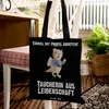 Mr. & Mrs. Panda Shopping Tasche Taucherin Leidenschaft - Produktbild-Vorschau 2