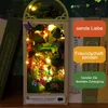 MODFU 3D Puzzle,Buchstützen aus Holz, DIY Book Nook Kit, Produktbild-Vorschau 5