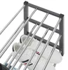 Schuhregal DUBLIN mit 3 Ablagen in grau. Robuste Produktbild-Vorschau 3