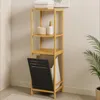 BEGRYF Bambusový koš na prádlo s policí 130x36x33 cm, koš Náhled obrázku produktu 6