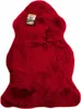 Australisches Merino Lammfell FINN Naturform hochwollig Rot Produktbild-Vorschau 1