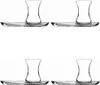 Pasabahce 4er set 2x Teeglas + 2x UntertasseTeeglas 125ml Produktbild-Vorschau 1