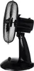 A black desk fan is shown against a white background. Produktbild-Vorschau