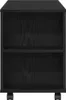 vidaXL TV skříňka s kolečky vzhled černý dub 102x34,5x43cm Náhled obrázku produktu 6