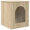vidaXL Casa per gatti Sonoma 53 x 52 x 62 cm Materiale a Anteprima dell’immagine prodotto 1