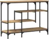 vidaXL Console tafel, ambachtelijk eikenhout, 100 x 35 x 75 Productafbeelding-voorbeeld 1