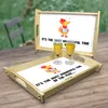 Mr. & Mrs. Panda Dekotablett Fuchs Sänger - Weiß - Produktbild-Vorschau 2