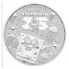 moneta d'argento da 1 oz 25 anni Spongebob Squarepants 2024 Anteprima dell’immagine prodotto 1
