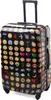 A black suitcase covered in various emoji and symbols. Náhled obrázku produktu