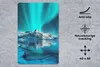 MuchoWow® Mauspad Mousepad Nordlicht - Eis - Schnee - Produktbild-Vorschau 2