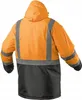 LEDA isolierte Winterarbeitsjacke wasserdicht orange XL Produktbild-Vorschau 2