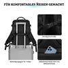 Somstyle Reise Rucksack - 45 x 36 x 20 CM - Handgepäck Produktbild-Vorschau 8