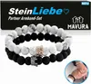 SteinLiebe Partner Armband King Queen Anhänger Set Perle Produktbild-Vorschau 1