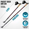 SPORTANA® Wanderstöcke Teleskop Aufsätze Gummipuffer Nordic Produktbild-Vorschau 4