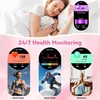 Homailida Damen Smartwatch 1.2 Zoll, Bluetooth Anruf, 123 Produktbild-Vorschau 4