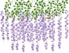 EDIBAZZAR | 12 pezzi Glicine per ghirlanda fiori pendenti Anteprima dell’immagine prodotto 9