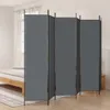 vidaXL 6-tlg. Paravent Anthrazit 300x200 cm Stoff Produktbild-Vorschau 9