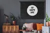 MuchoWow® Wandteppich Wandbehang Zitate - Text - Oh happy Produktbild-Vorschau 6