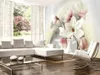 Vlies Fototapete Blumen 350x256 cm Tapeten Wandtapete XXL Produktbild-Vorschau 1