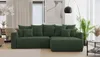3-Sitzer Ecksofa ANTONIO BARI – 260x160x78cm, Ottomane Produktbild-Vorschau 5
