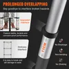 Marketing image showing a telescopic ladder with feature callouts. Anteprima dell’immagine prodotto