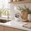 WELLHAUS Scolapiatti ovale 19x12 cm bianco-grigio Anteprima dell’immagine prodotto 8