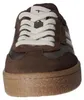 TAMARIS Damen Sneaker dunkelbraun weiß Lederkombination - Produktbild-Vorschau 30
