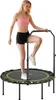SPORTNOW Fitness Trampolin klappbar Ø114cm Mini Trampoline Produktbild-Vorschau 1