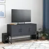 vidaXL TV-Schrank Anthrazit 100,5x39x60,5 cm Stahl Produktbild-Vorschau 3