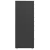 vidaXL Armoire à dossiers avec roulettes Anthracite Voir les images du produit 2