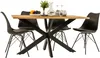 Esstisch Baumkante massiv Eiche geölt 120 x 80 cm Produktbild-Vorschau 4