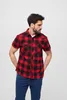 Brandit Check Shirt Short Sleeve red/black, 3XL Produktbild-Vorschau 8