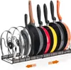 Topfdeckelhalter Topfdeckel Pan Organizer Rack Pfannenregal Produktbild-Vorschau 2