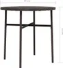 A product shot of a small round table with dimensions indicated. Produktbild-Vorschau