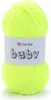 A ball of neon green yarn on a white background. Podgląd zdjęcia produktu