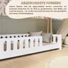 Crazy Pine Kinderbett 120x200 cm – Weißes Montessori Produktbild-Vorschau 5