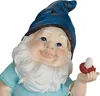 Relaxdays Gartenzwerg mit Pilzen, wetterfest, frostsicher, Produktbild-Vorschau 6
