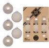 Baubles di Natale in vetro 8cm 12 pezzi - Alabastro fine Anteprima dell’immagine prodotto 2