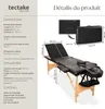 Table de massage pliante 3 Zones Bois, cosmétique, portable Voir les images du produit 6