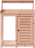vidaXL Pflanztisch mit Ablagen 82,5x50x109,5 cm Massivholz Produktbild-Vorschau 5