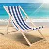 Aopunly Chaise longue Chaise de jardin Chaise pliante Pin Voir les images du produit 1
