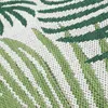 In- & Outdoor Teppich Sisal Optik Palmenzweige in grün auf Produktbild-Vorschau 2