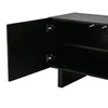MODFU TV-Schrank Schwarz,Lowboard mit Struktur, modernes Produktbild-Vorschau 6