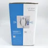 The image shows the packaging of a window cleaning robot. The packaging has a blue and white design with an illustration of the robot and text describing its features. Produktbild-Vorschau