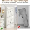 Kuchyňská skříňka se 4 dvířky, 183 cm vysoká příborníková a Náhled obrázku produktu 5