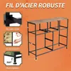 Cassettiera vintage, struttura in metallo, pannello in MDF Anteprima dell’immagine prodotto 5