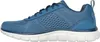 Side view of a blue sneaker on a white background. Voir les images du produit