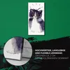 Küchenuhr Bürouhr Leinwand Uhr 30x60 Malerei Tiere Katzen Produktbild-Vorschau 5